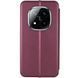 Кожаный чехол-книжка Classy для Xiaomi Redmi Note 14 Pro 4G Maroon 777-05301 фото 2