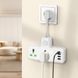 Мережевий подовжувач HOCO AC11A Voyage 2-position expansion socket(1C3A) (8.5 cm) White 6942007607063 фото 6