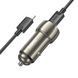 Автомобильное зарядное устройство HOCO Z48 Tough 40W dual port(2C) car charger set(C to iP) Metal Gray 656-00354 фото 3