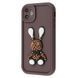 Чохол Pretty Things Case для iPhone 12 Brown/Rabbit 777-01530 фото 1