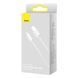 Кабель Baseus Dynamic Series Fast Charging Data Cable USB to iP 2.4A 1m White CALD000402 фото 2