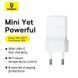 Сетевое зарядное устройство Baseus Palm Fast Charger 1C 30W EU Moon White P10111605213-00 фото 9