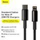 Кабель Baseus Tungsten Gold Fast Charging Data Cable Type-C to iP PD 20W 2m Black CATLWJ-A01 фото 8