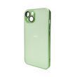 Чохол для смартфона AG Glass Matt Frame Color для iPhone 12 Light Green 666-00556 фото