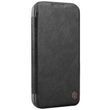 Кожаный чехол-книжка Nillkin Qin Prop для Apple iPhone 16 Black