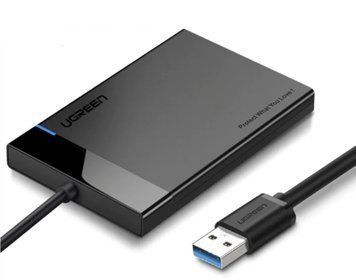 Наружный карман для накопителя UGREEN US221 2.5 Inch Hard Drive Box(UGR-30847) UGR-30847 фото