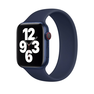 Силиконовый монобраслет для Apple Watch 38/40/41 mm 150 mm Синий 212-00354 фото