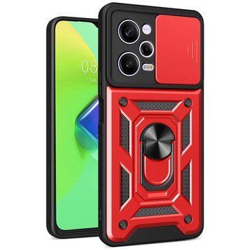 Ударопрочный чехол Camshield Serge Ring для Xiaomi Poco X5 Pro 5G / Note 12 Pro 5G Red 777-04518 фото