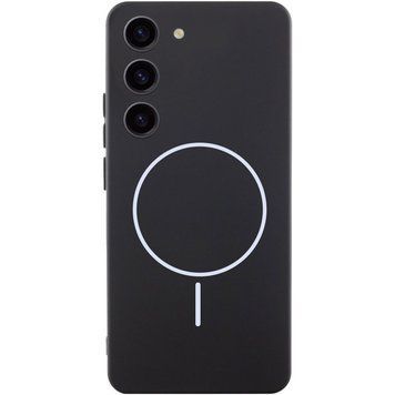 Чохол Silicone Cover Lakshmi Full Camera with MagFit для Samsung Galaxy S23 Чорний 555-02041 фото