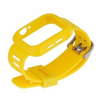 Ремешок для Apple Watch Band Silicone Shine + Protect Case 44mm Yellow 212-01135 фото