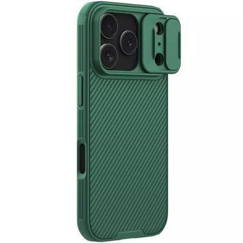 Карбоновая накладка Nillkin CamShield Pro для Apple iPhone 17 Pro Max (6.9") Deep Green 777-08149 фото