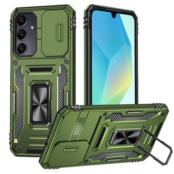 Ударопрочный чехол Camshield Army Ring для Samsung Galaxy A36 5G Army Green 777-04952 фото