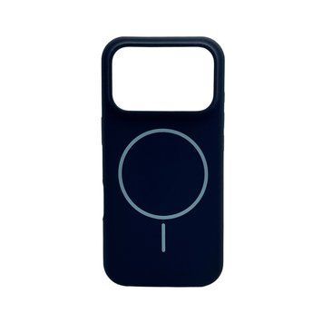 Чехол для смартфона Silicone Case Magnetic для Apple iPhone 17 Pro Dark Blue 666-04132 фото
