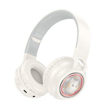 Наушники HOCO W50 Cute fun BT headphones Milky white 656-01675 фото