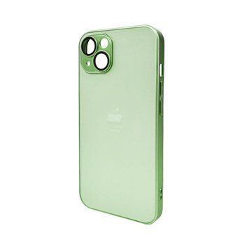 Чехол для смартфона AG Glass Matt Frame Color для iPhone 12 Light Green 666-00556 фото