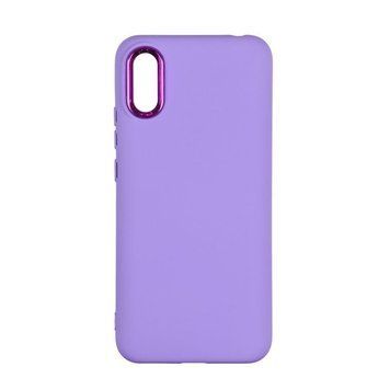 Чехол Silicone Cover Metal frame для Xiaomi Redmi 9A Elegant purple 208-03549 фото