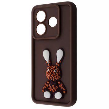 Чехол Pretty Things Case для Xiaomi Redmi Note 14 Brown/Rabbit 777-02148 фото