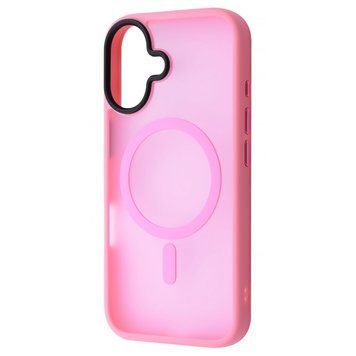 Чехол WAVE Matte Insane Case with Magnetic Ring для iPhone 16 Pink 656-07869 фото