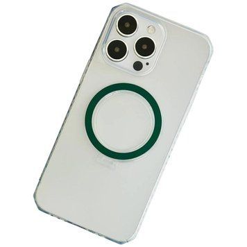 Чехол Octagon Matte Rhombus Side Case with MagSafe для iPhone 15 Pro Forest Green 214-01946 фото