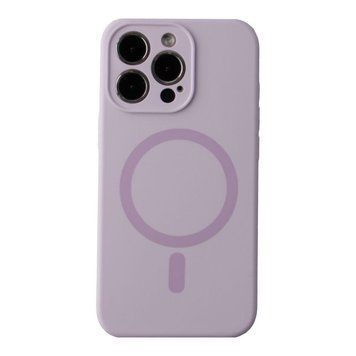 Чехол Glow Silicone Case Full Camera with Magsafe для iPhone 13 Pro Max Light purple 214-04018 фото