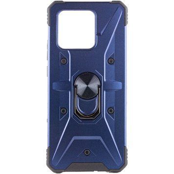 Ударостійкий чохол Pathfinder Ring для Xiaomi Redmi 10C / Poco C40 Navy 777-07896 фото
