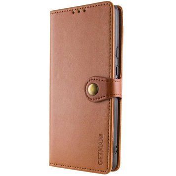 Кожаный чехол-книжка GETMAN Gallant (PU) для Samsung Galaxy A17 5G Коричневый 555-02586 фото