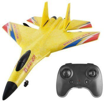 Літак на радіокеруванні SCHE HW28 SU27 Foam Yellow 656-03503 фото