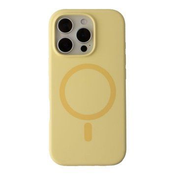 Чохол Glow Silicone Case with Magsafe для iPhone 16 Pro Max Yellow 214-03968 фото