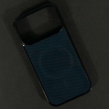 Чохол Gloss Elite Carbonique Magnetic для iPhone 17 Pro Max Line Blue 208-06319 фото