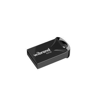Флеш-накопичувач Wibrand USB 2.0 Hawk 64Gb Black WI2.0/HA64M1B фото
