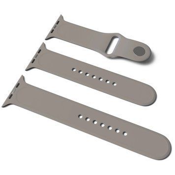 Силіконовий ремінець для Apple Watch Sport Band 38/40/41/42mm(ser.10) (S/M & M/L) 3pcs Lavender 212-01194 фото