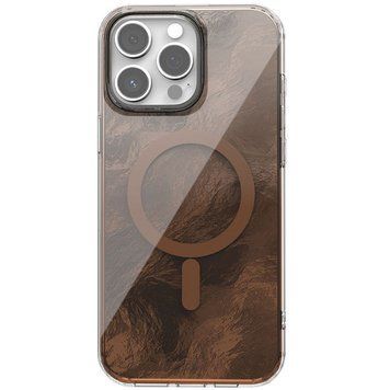 Чехол TPU Shiny Mountain (MagFit) для Apple iPhone 15 Pro (6.1") Chocolate 555-02886 фото
