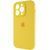 Силиконовый чехол с закрытой камерой для iPhone 15 Pro Sunny Yellow 666-01089 фото