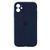 Силіконовый чохол з закритою камерою для iPhone 12 Midnight Blue 208-00798 фото