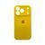 Силиконовый чехол с закрытой камерой для iPhone 17 Pro Sunny Yellow 666-04286 фото