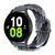 Ремінець Универс 22mm Elastic Adjustment для Samsung/Amazfit/Huawei Colorful Grey 212-02732 фото