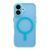 Чохол TPU+PC Magnetic Matte Camera Lens with Magsafe для iPhone 16 Blue 757-00332 фото