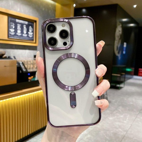 Чехол CD Magnetic для iPhone 15 Pro Max Deep Purple 666-02734 фото