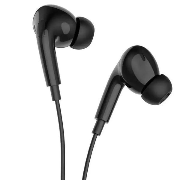 Наушники проводные HOCO M101 Pro Crystal (3.5mm) Black 6931474782373 фото