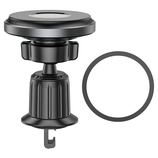 Тримач для мобільного BOROFONE BH77 Seaside air outlet ring magnetic car holder 656-00461 фото