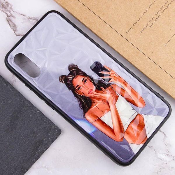 TPU+PC чохол Prisma Ladies для Xiaomi Redmi 7A Black in White 777-07417 фото