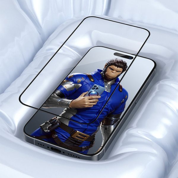 Захисне 3D скло Blueo Invisible Airbag Anti-broken для Apple iPhone 15 Pro (6.1") 777-08479 фото