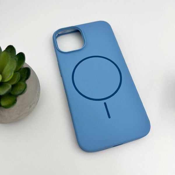 Чехол для смартфона Silicone Case Magnetic для Apple iPhone 15 Pro Max Azure 666-03887 фото