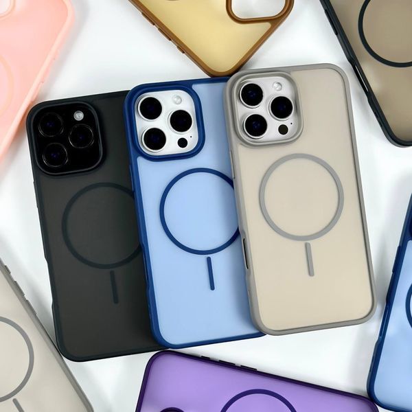 Силіконовий чохол Matte Color Case With Magnetic Thin Circle для iPhone 12 Pro Max Grey 214-03016 фото