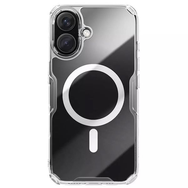 TPU чохол Nillkin Nature Pro Magnetic для Apple iPhone 16 (6.1") Transparent 777-08017 фото