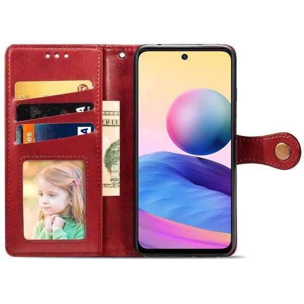 Шкіряний чохол-книжка GETMAN Gallant (PU) для Samsung Galaxy A57 5G Red 777-09108 фото