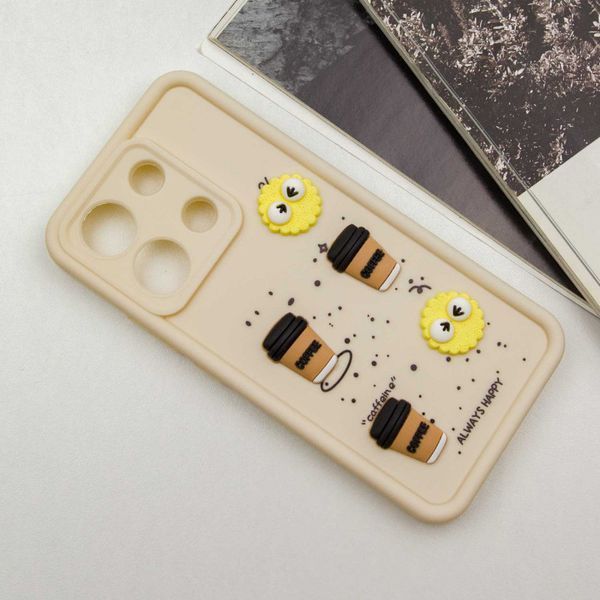 Чехол TPU Toys Case для Xiaomi Redmi Note 13 Pro 4G / Poco M6 Pro 4G Sand/Always Happy 777-03875 фото