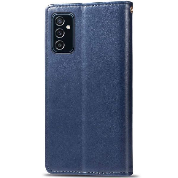 Шкіряний чохол-книжка GETMAN Gallant (PU) для Samsung Galaxy A05s Синий 777-06318 фото