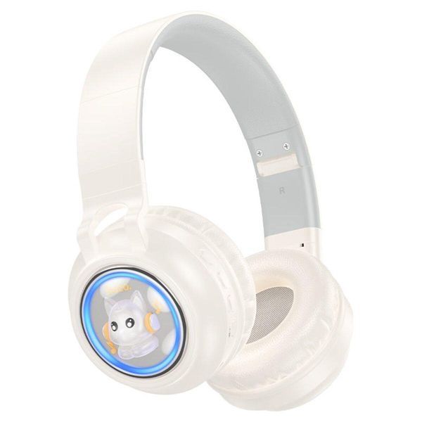 Наушники HOCO W50 Cute fun BT headphones Milky white 656-01675 фото