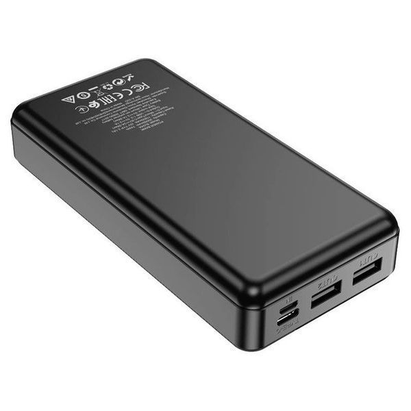 Портативний акумулятор Power Bank BOROFONE BJ24A 2xUSB 20000mAh Чорний 216-00035 фото